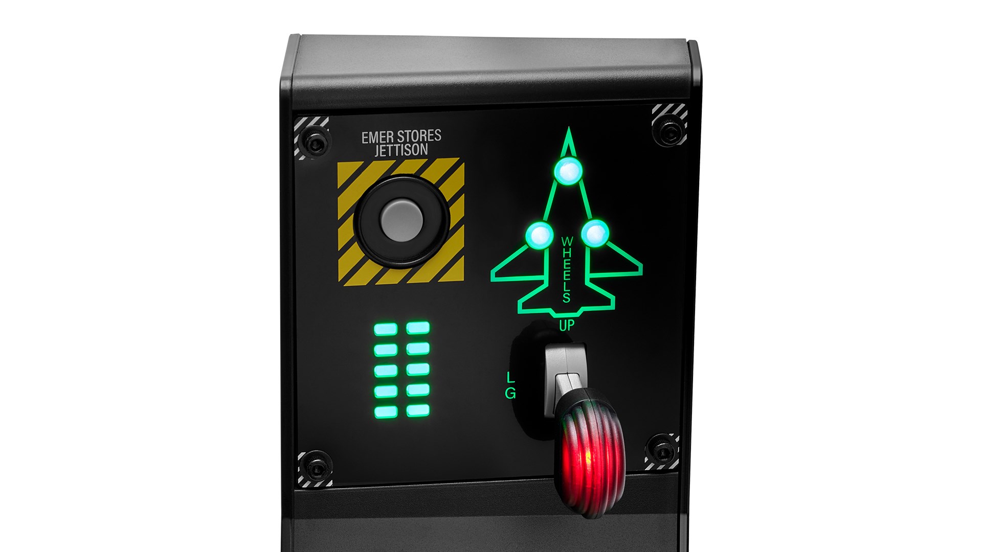 Thrustmaster Viper Panel Black USB Flight Sim Analogue / Digital PC - Afbeelding 4