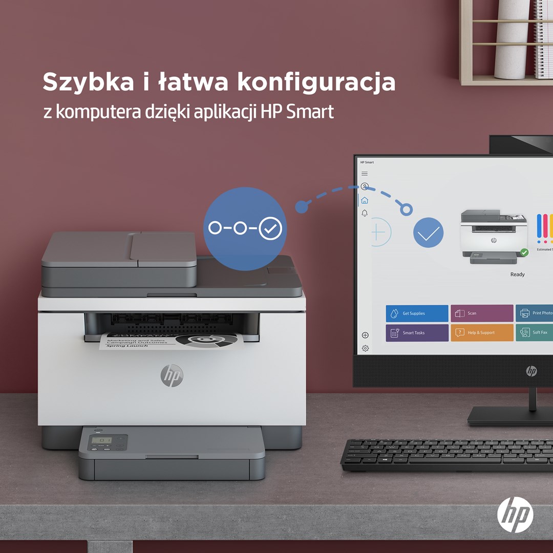 HP LaserJet MFP M234sdn Printer, Black and white, Printer for Small office, Print, copy, scan, Scan to email; Scan to PDF; Compact Size; Energy Efficient; Fast 2 sided printing; 40-sheet ADF - Afbeelding 8