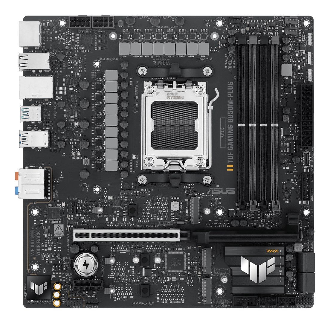 ASUS TUF GAMING B850M-PLUS AMD B850 Socket AM5 micro ATX - Afbeelding 2