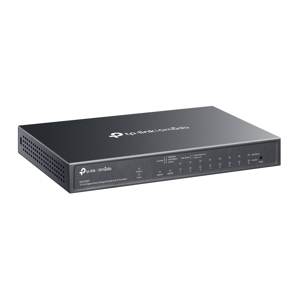 TP-Link Omada 10-Port Gigabit Easy Managed Switch with 8-Port PoE+ - Afbeelding 3