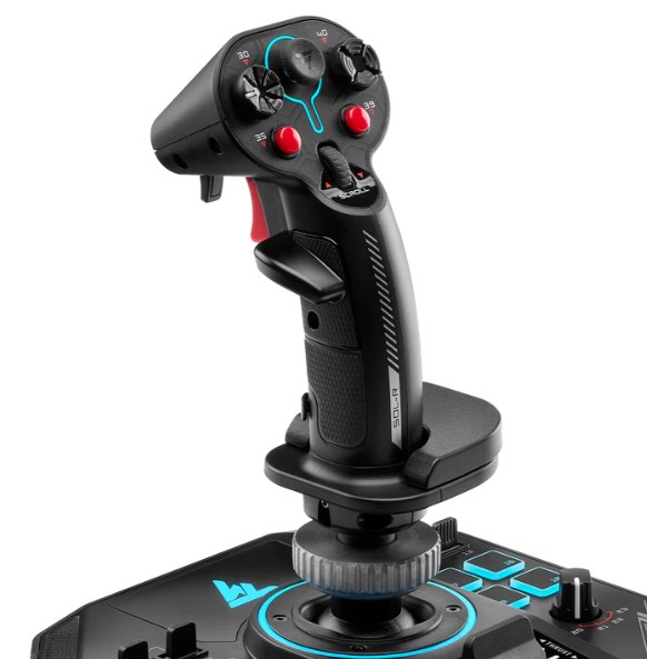 Thrustmaster Sol-R 4 HOTAS Black USB Joystick + engine control lever Analogue / Digital PC - Afbeelding 3