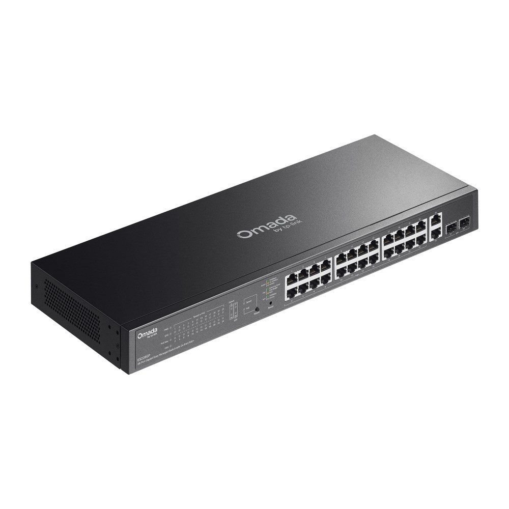 TP-Link ES228GP network switch Managed L2 Gigabit Ethernet (10/100/1000) Power over Ethernet (PoE) Black - Afbeelding 4