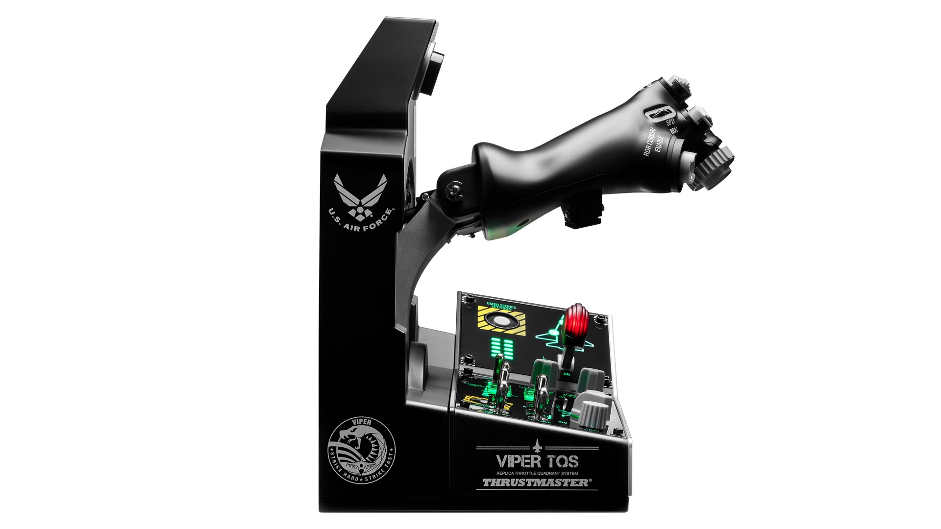 Thrustmaster Viper TQS Mission Pack Black USB Flight Sim Analogue / Digital PC - Afbeelding 4