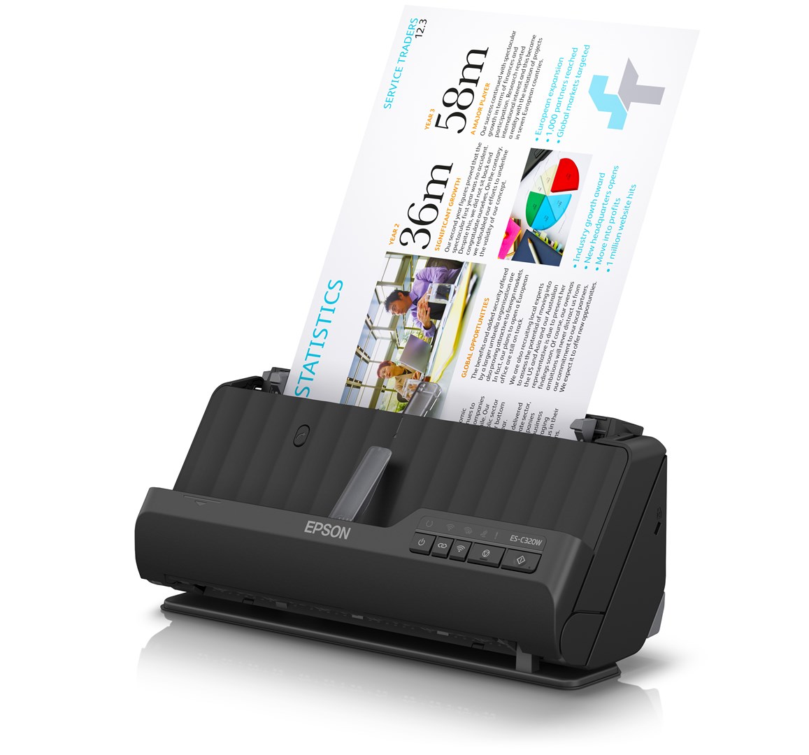 Epson ES-C320W ADF + Sheet-fed scanner 600 x 600 DPI A4 Black - Afbeelding 7