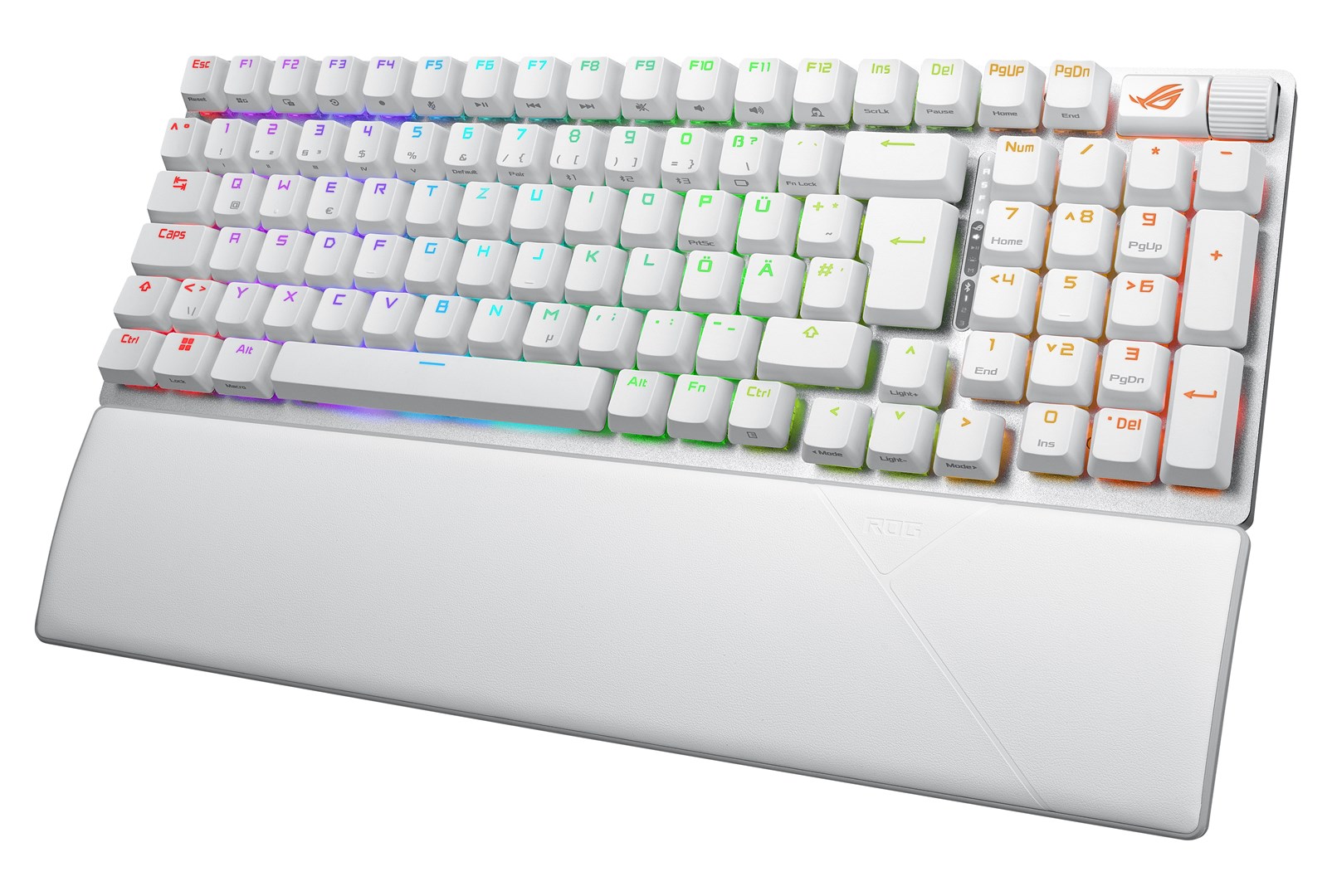 ASUS ROG Strix Scope II 96 Wireless keyboard Gaming USB + RF Wireless + Bluetooth QWERTZ German White - Afbeelding 3