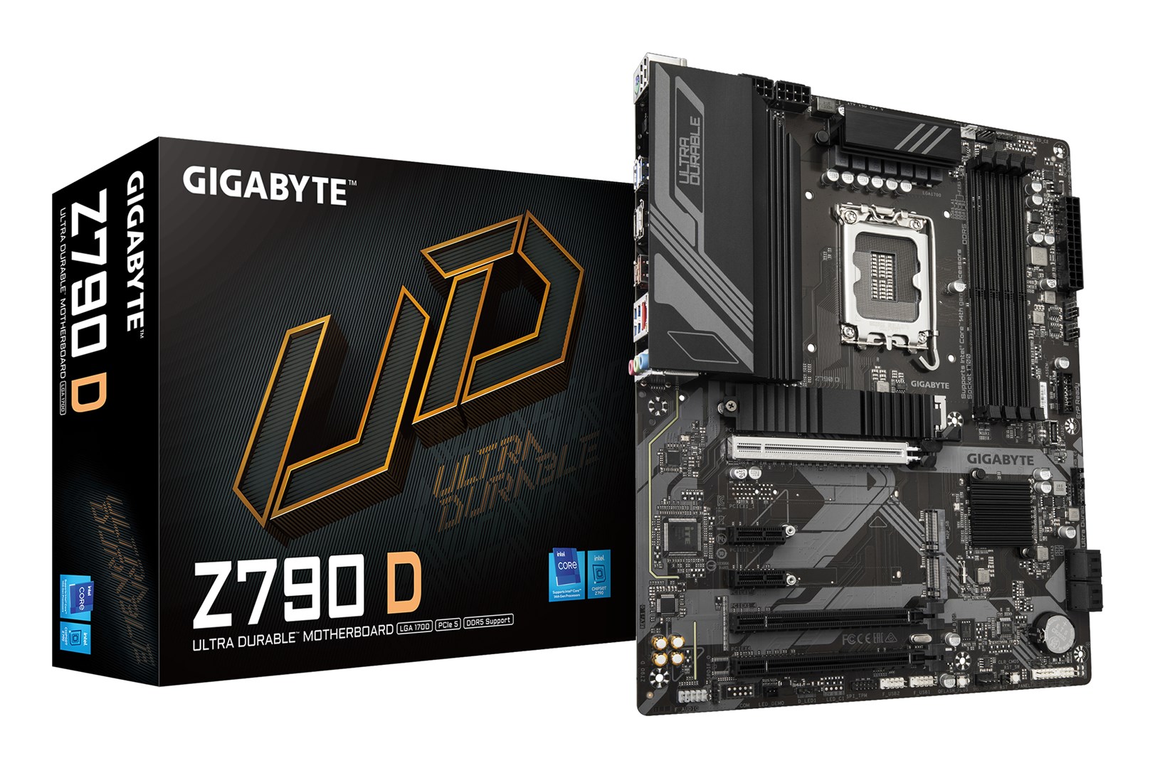 GIGABYTE Z790 D Motherboard - Supports Intel Core 14th Gen CPUs, 12+1+１ Phases Digital VRM, up to 7600MHz DDR5 (OC), 3xPCIe 4.0 M.2, 2.5GbE LAN, USB 3.2 Gen 2