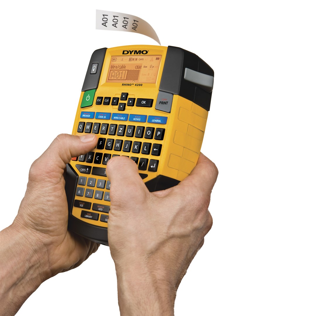 DYMO RHINO 4200 Labeler with QWERTZ Keyboard - Afbeelding 3