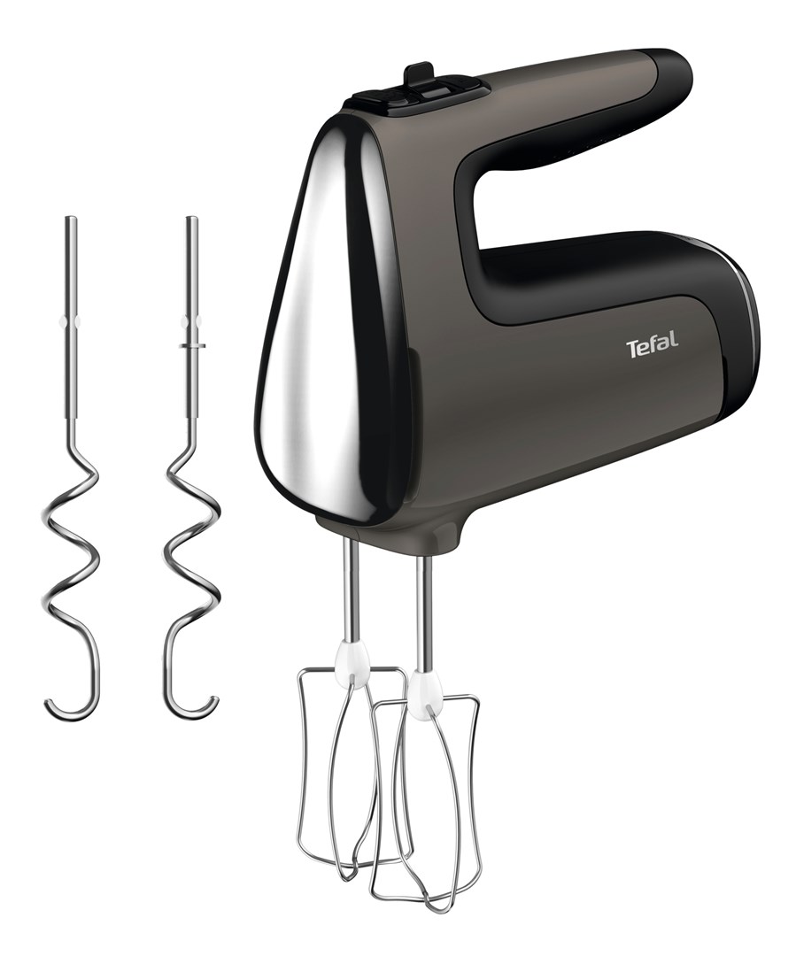 Tefal Powermix Silence HT654E Stand mixer 600 W Black, Grey