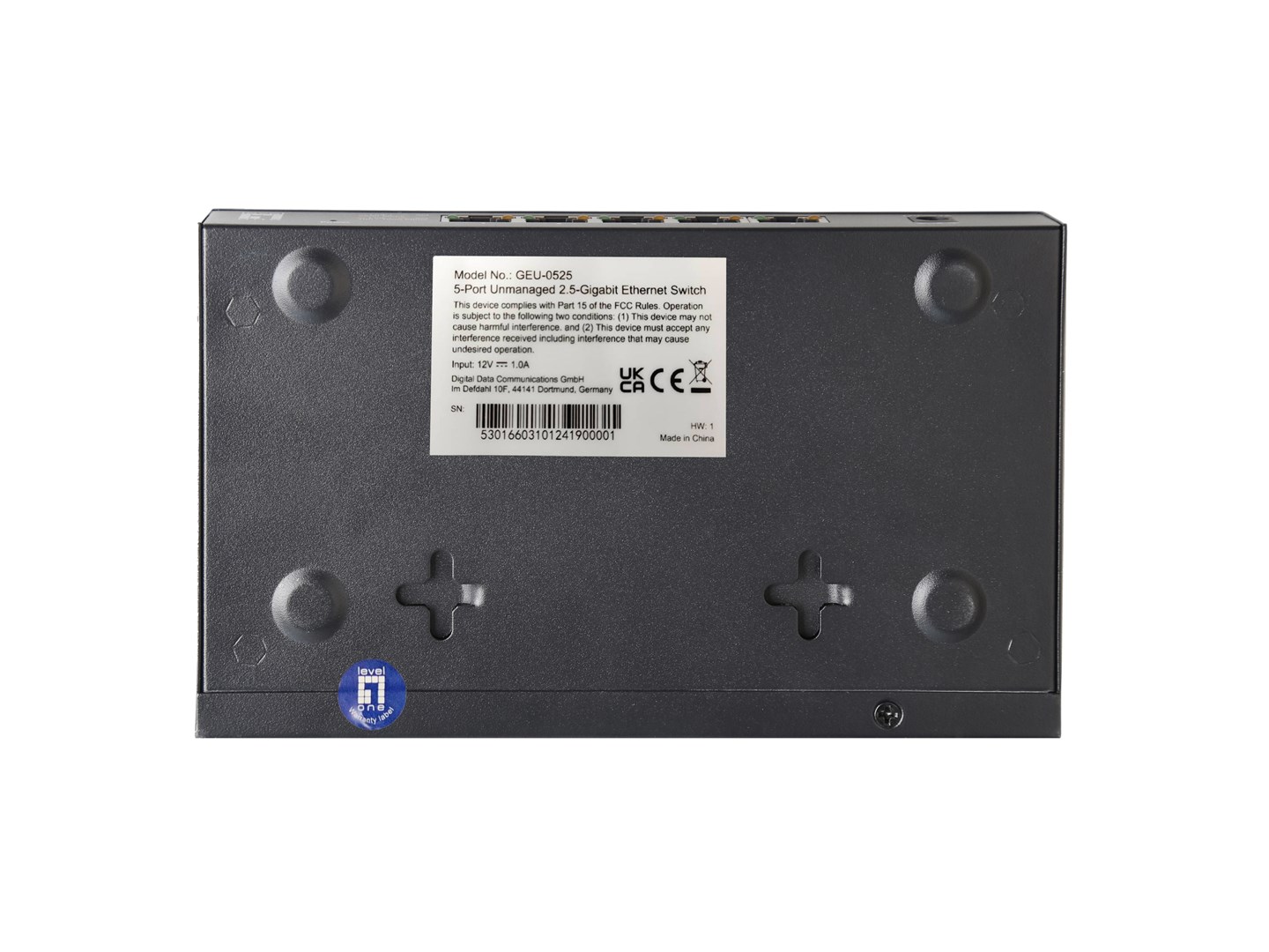 LevelOne 5-Port Unmanaged 2.5-Gigabit Ethernet Switch - Afbeelding 6