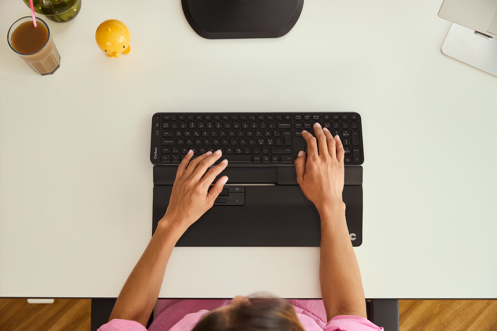 Contour Design SliderMouse Pro Extended Vegan Leather Wrist Rest Wireless - Afbeelding 4