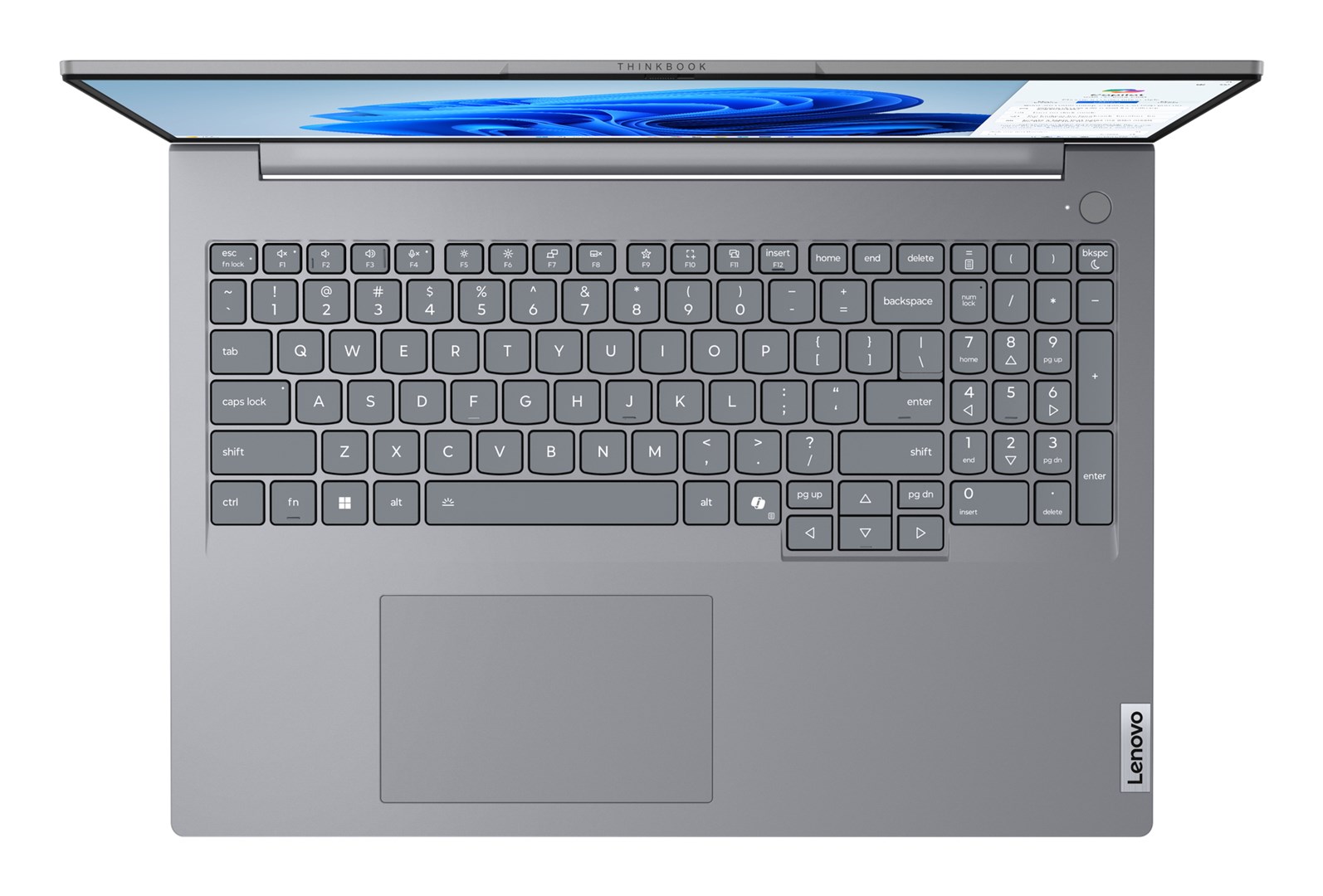 Lenovo ThinkBook 16 G8 IAL Intel Core Ultra 5 135H Laptop 40.6 cm (16") WUXGA 16 GB DDR5-SDRAM 512 GB SSD Wi-Fi 6E (802.11ax) Windows 11 Pro English Grey - Afbeelding 9