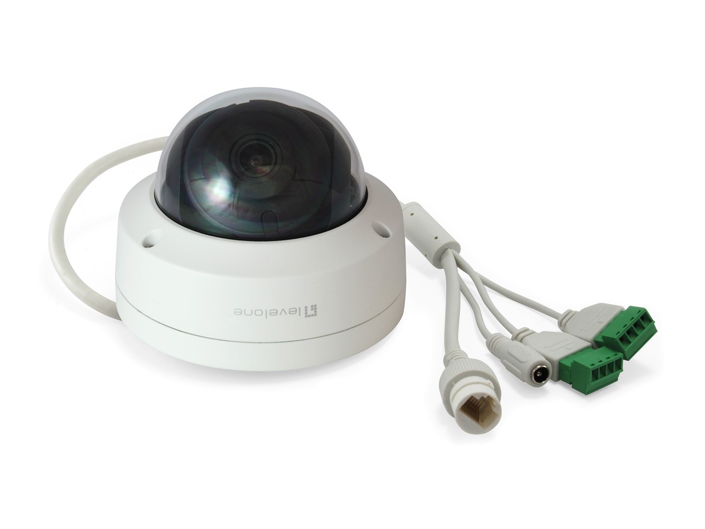 LevelOne GEMINI Fixed Dome IP Network Camera, 4-Megapixel, H.265, 802.3af PoE, IR LEDs, Indoor/Outdoor - Afbeelding 2