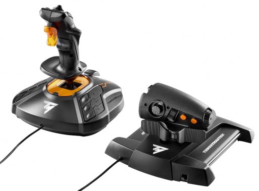 Thrustmaster T-16000M FCS Hotas Black, Orange USB Joystick Analogue / Digital PC - Afbeelding 5