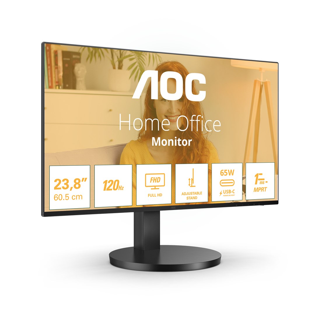 AOC B3 27B3CF2 LED display 68.6 cm (27") 1920 x 1080 pixels Full HD Black - Afbeelding 3