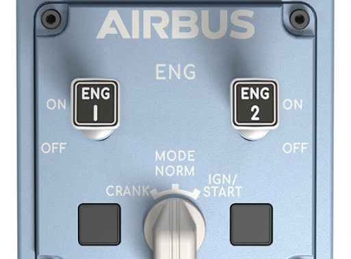 Thrustmaster TCA Quadrant Airbus Edition Black, Blue USB Flight Sim Analogue / Digital PC - Afbeelding 6