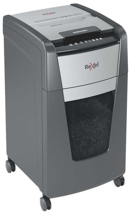 Rexel Optimum AutoFeed+ 225X paper shredder Cross shredding 55 dB 23 cm Black, Grey - Afbeelding 3