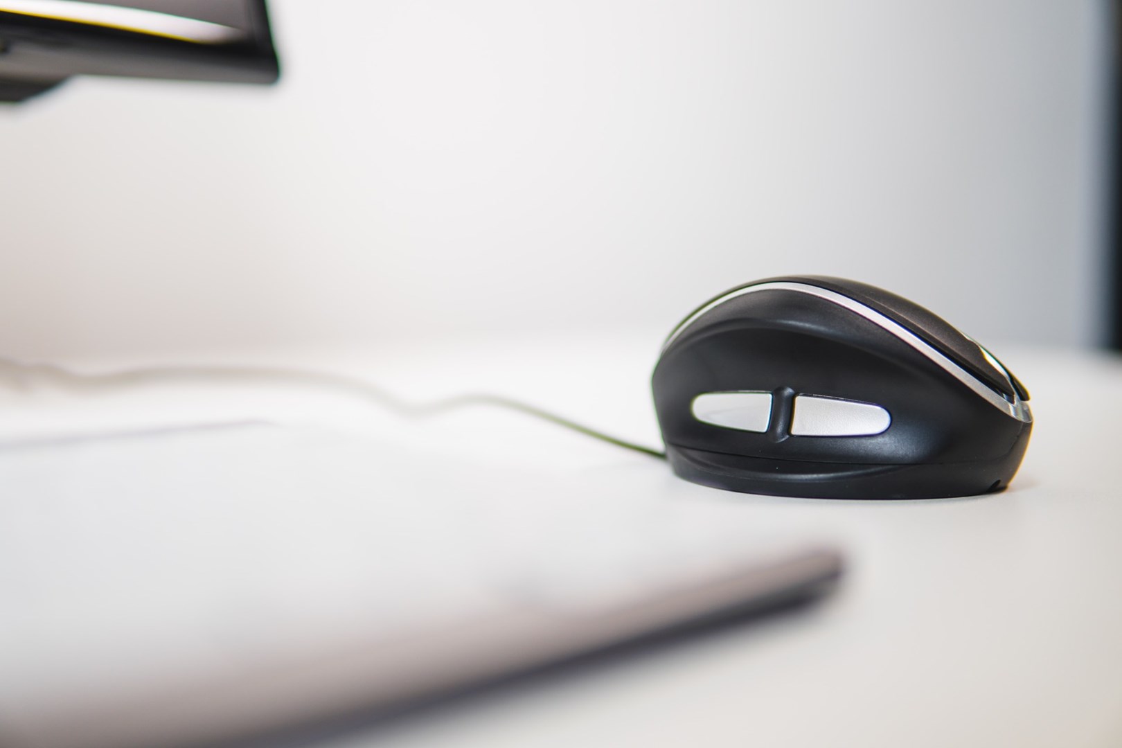 BakkerElkhuizen Oyster Wired mouse Office Ambidextrous USB Type-A Laser 1200 DPI - Afbeelding 4