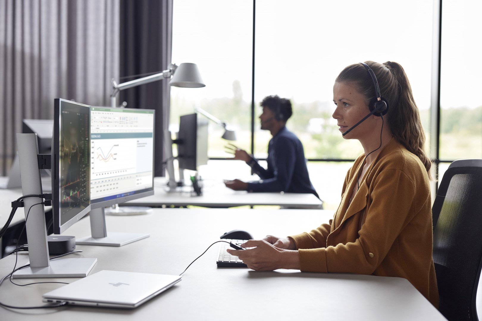HP Poly EncorePro 520 Binaural Headset +Quick Disconnect - Afbeelding 3