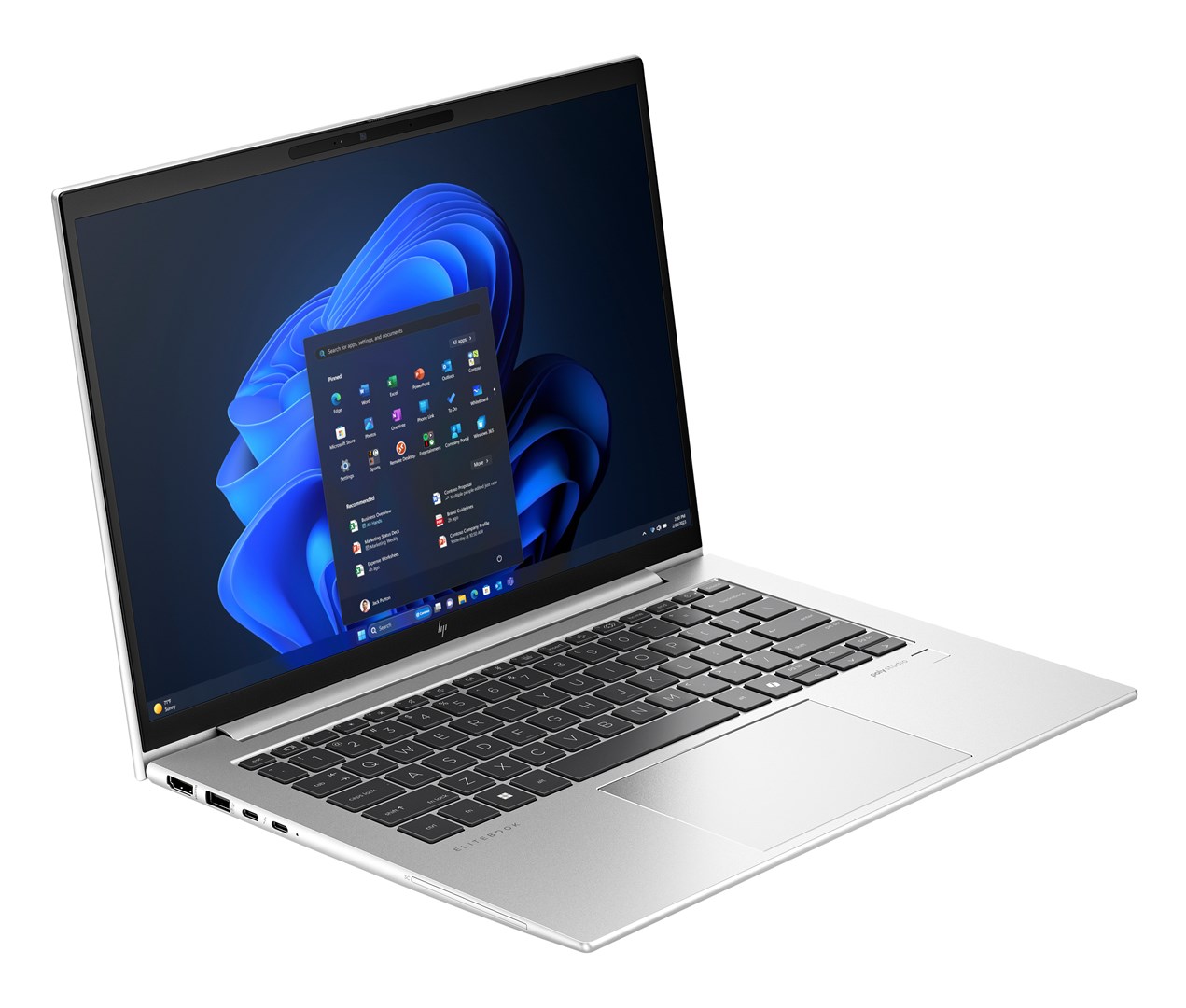 HP EliteBook 840 G11 Intel Core Ultra 7 165U Laptop 35.6 cm (14") WUXGA 16 GB DDR5-SDRAM 512 GB SSD Wi-Fi 6E (802.11ax) Windows 11 Pro AI PC Silver - Afbeelding 8