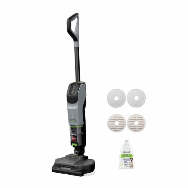 Bissell SpinWave + Vac Pet Pro Stick vacuum Battery Dry&wet Cyclonic Dust bag 0.4 L Black, Grey