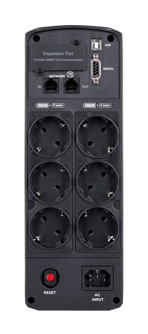 CyberPower CP1600EPFCLCD uninterruptible power supply (UPS) Line-Interactive 1.6 kVA 1000 W 6 AC outlet(s) - Afbeelding 5