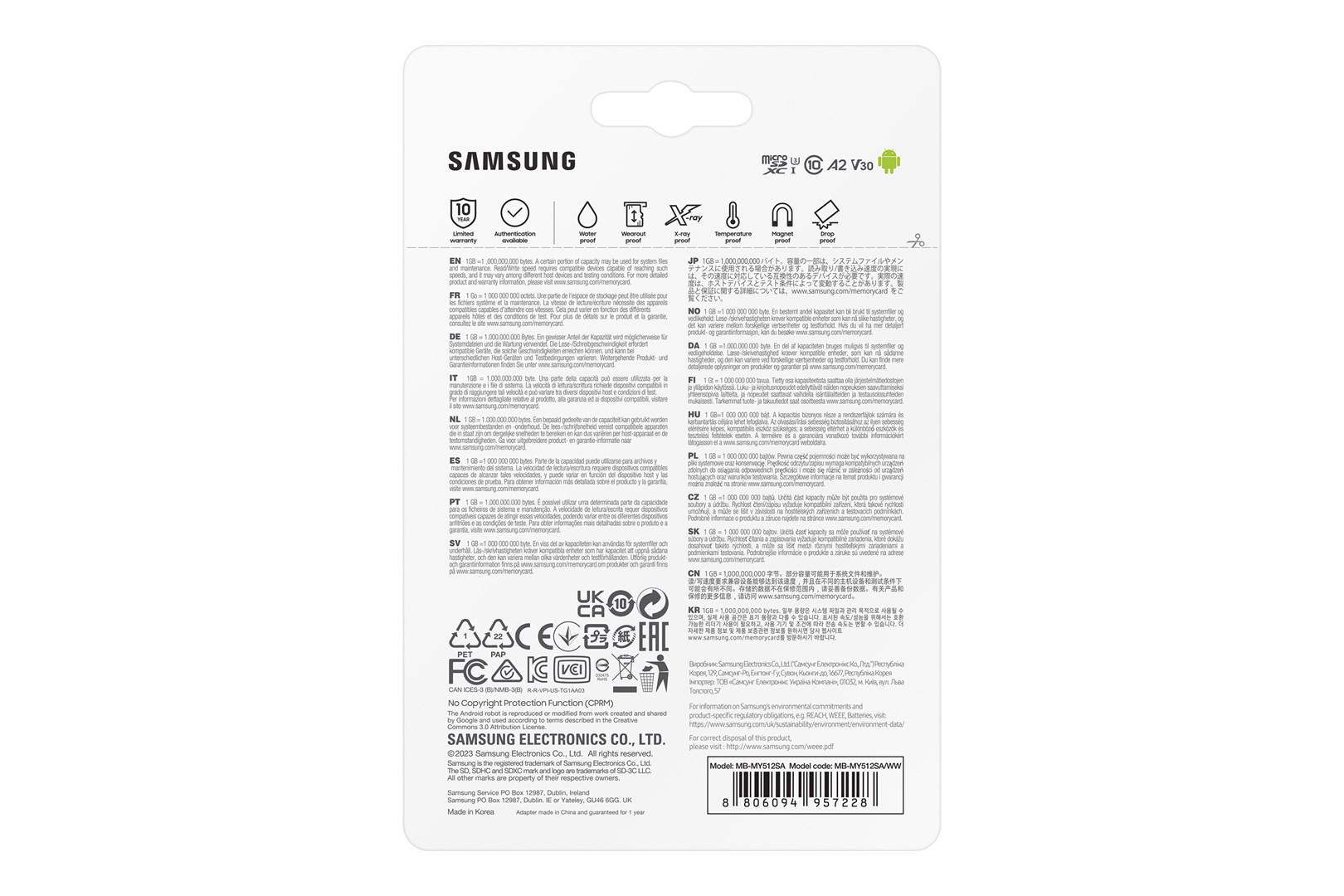 Samsung MB-MY512S 512 GB MicroSDXC UHS-I - Afbeelding 7
