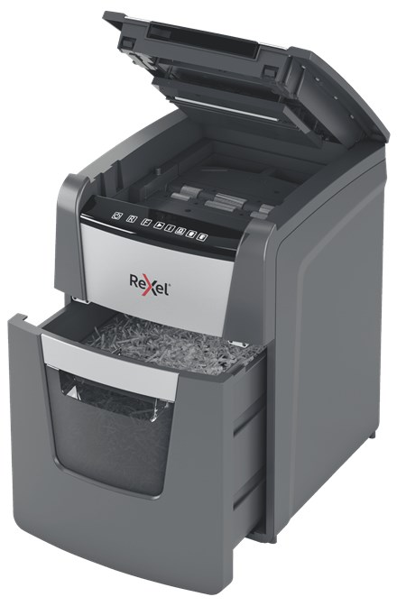 Rexel AutoFeed+ 90X paper shredder Cross shredding 55 dB Black, Grey - Afbeelding 5
