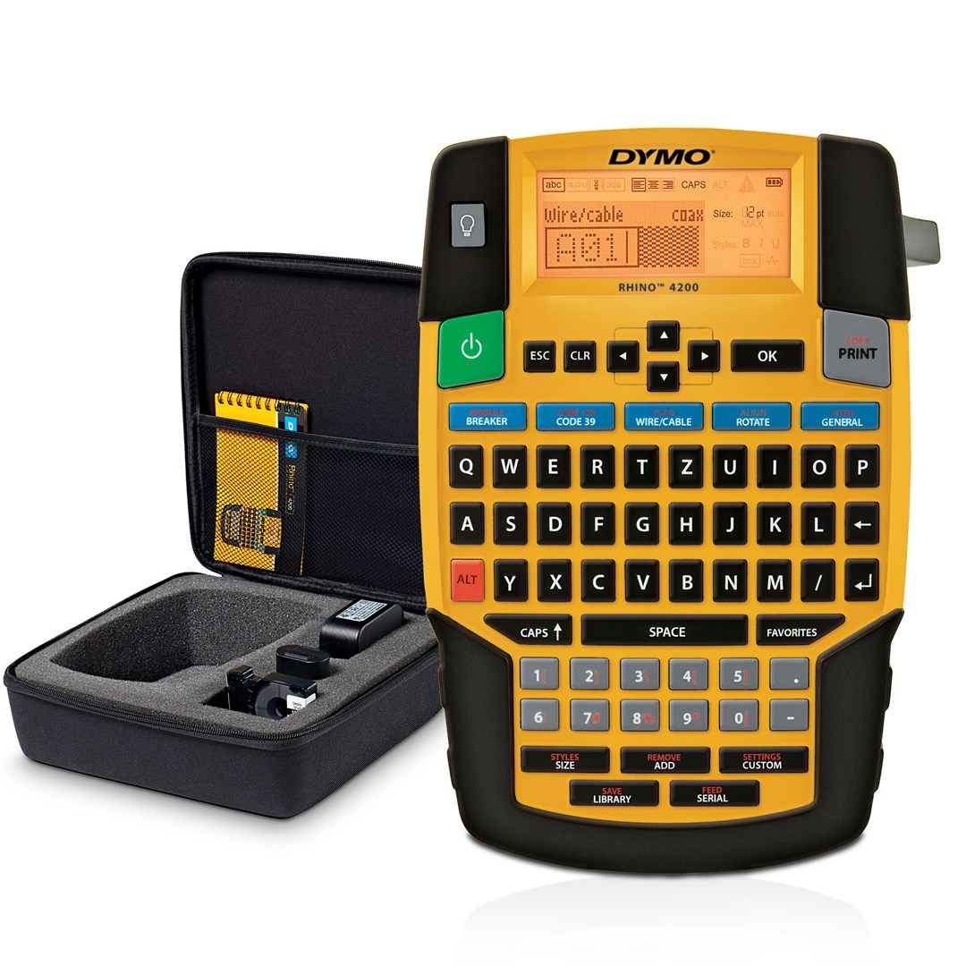 DYMO RHINO 4200 Labeler with QWERTZ Keyboard