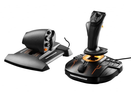 Thrustmaster T-16000M FCS Hotas Black, Orange USB Joystick Analogue / Digital PC - Afbeelding 8