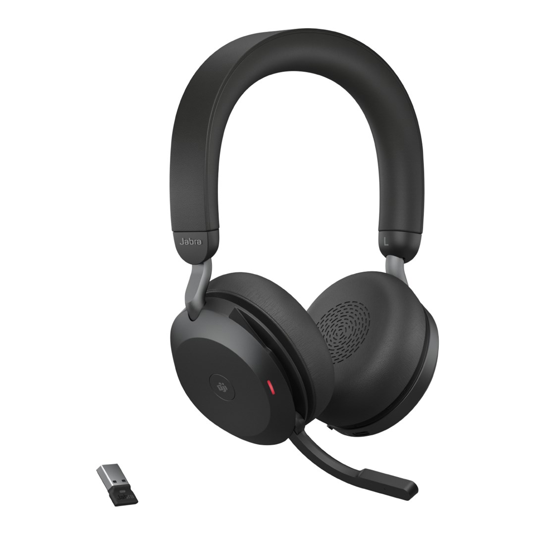 Jabra Evolve2 75 - USB-A MS Teams with Desk Stand - Black - Afbeelding 4