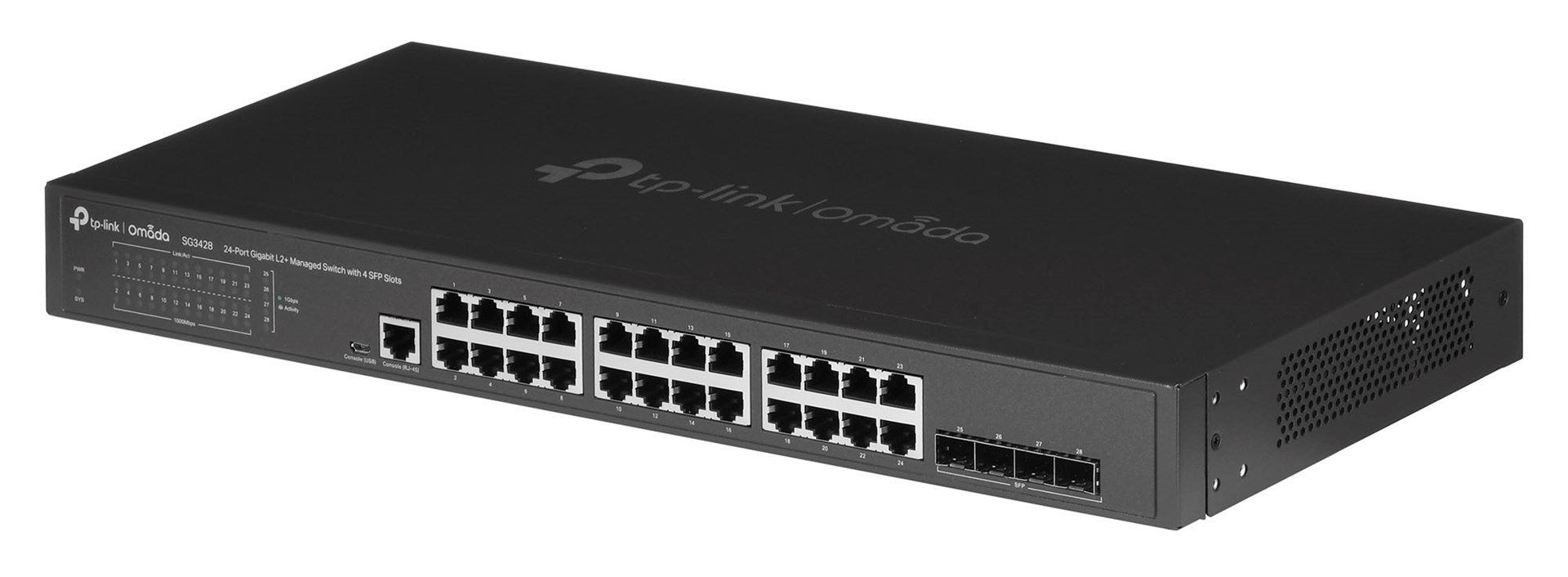 TP-Link Omada 24-Port Gigabit L2+ Managed Switch with 4 SFP Slots - Afbeelding 2