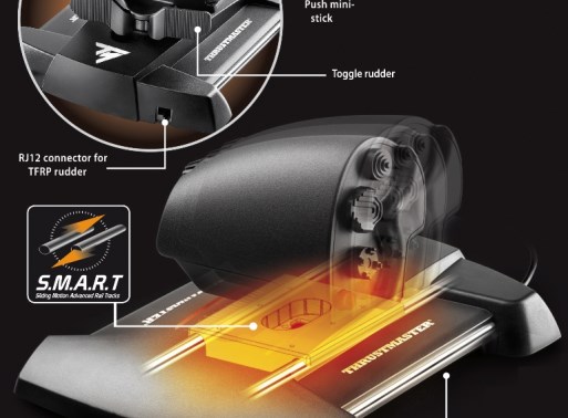 Thrustmaster T-16000M FCS Hotas Black, Orange USB Joystick Analogue / Digital PC - Afbeelding 9