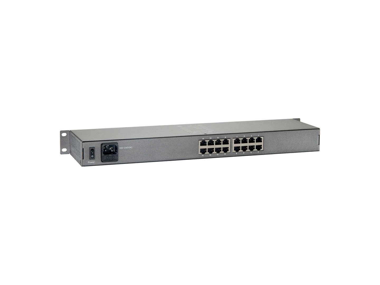 LevelOne 16-Port Fast Ethernet PoE Switch, 120W - Afbeelding 2