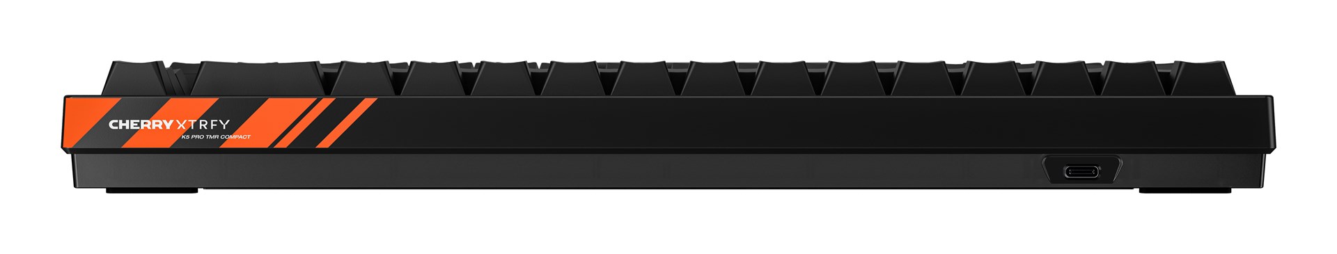 CHERRY K5 PRO TMR COMPACT keyboard Gaming USB QWERTZ German Black, Orange - Afbeelding 3