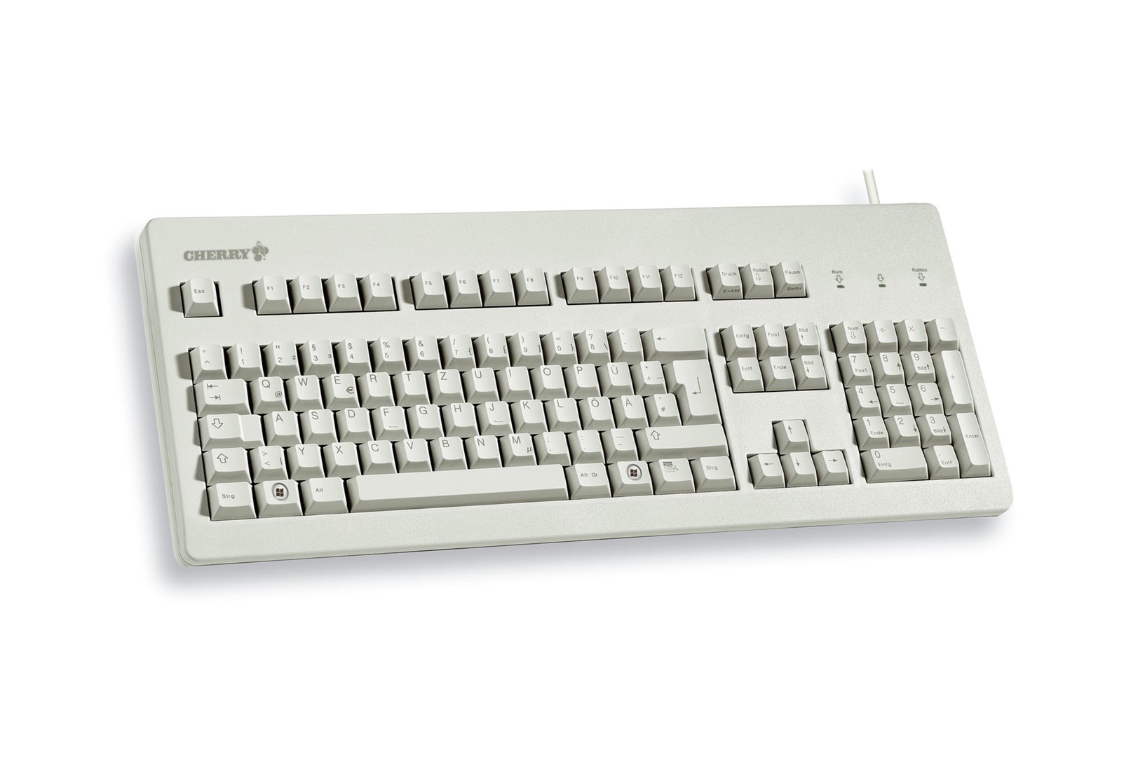 Keyboard CHERRY TAS G80-3000 Wired DE, gray - Afbeelding 3