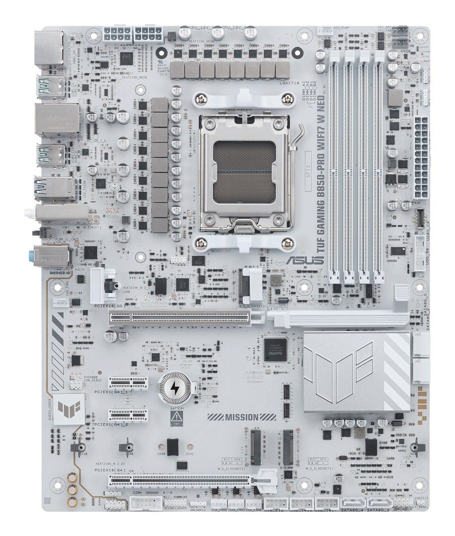 ASUS TUF GAMING B850-PRO WIFI7 W NEO AMD B850 Socket AM5 ATX