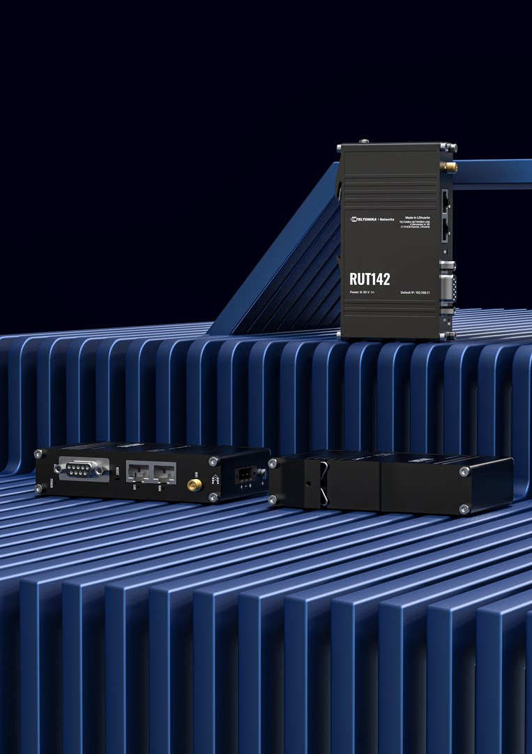 Teltonika Industrial router RUT142 WiFi 4, RS232, 2x RJ45 100Mb/s, IP30 - Afbeelding 10