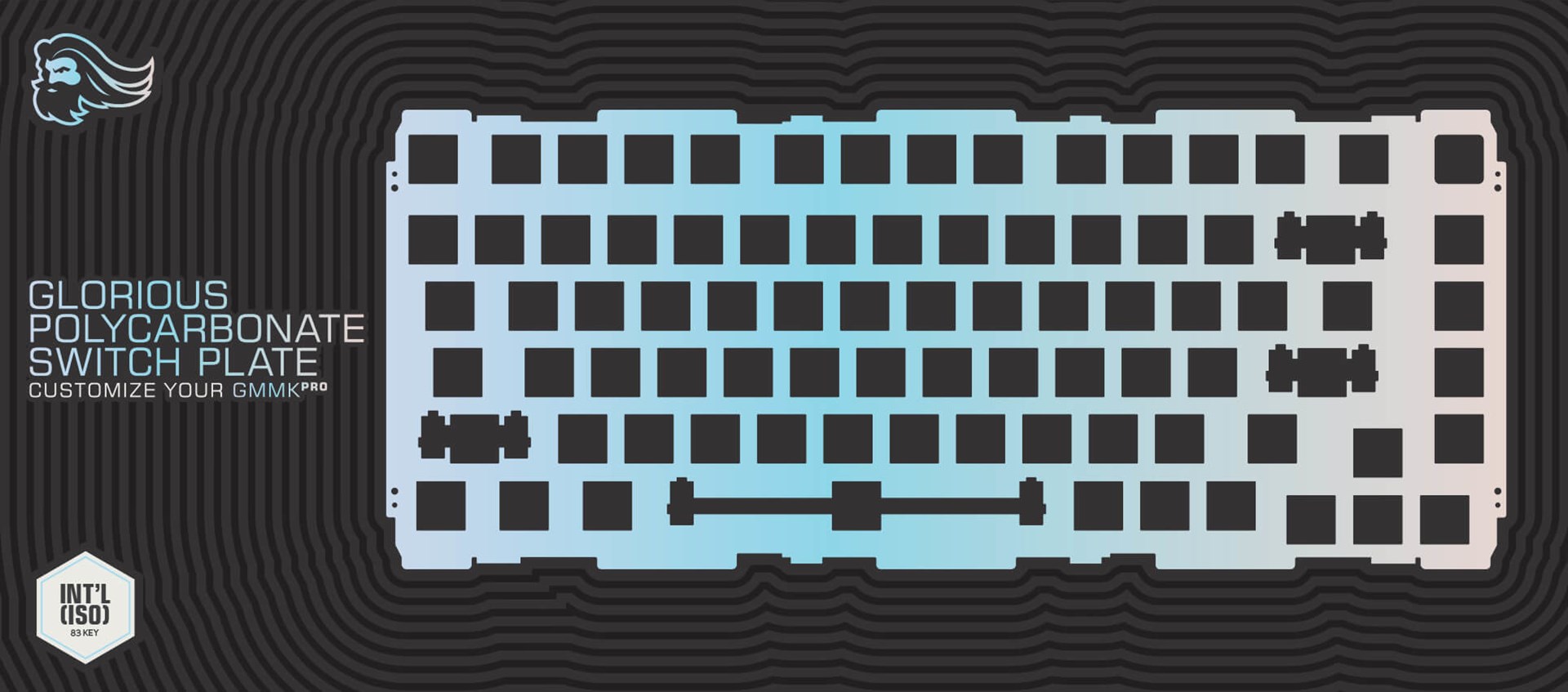 Glorious PC Gaming Race Switch Plate Keyboard switch plate - Afbeelding 15