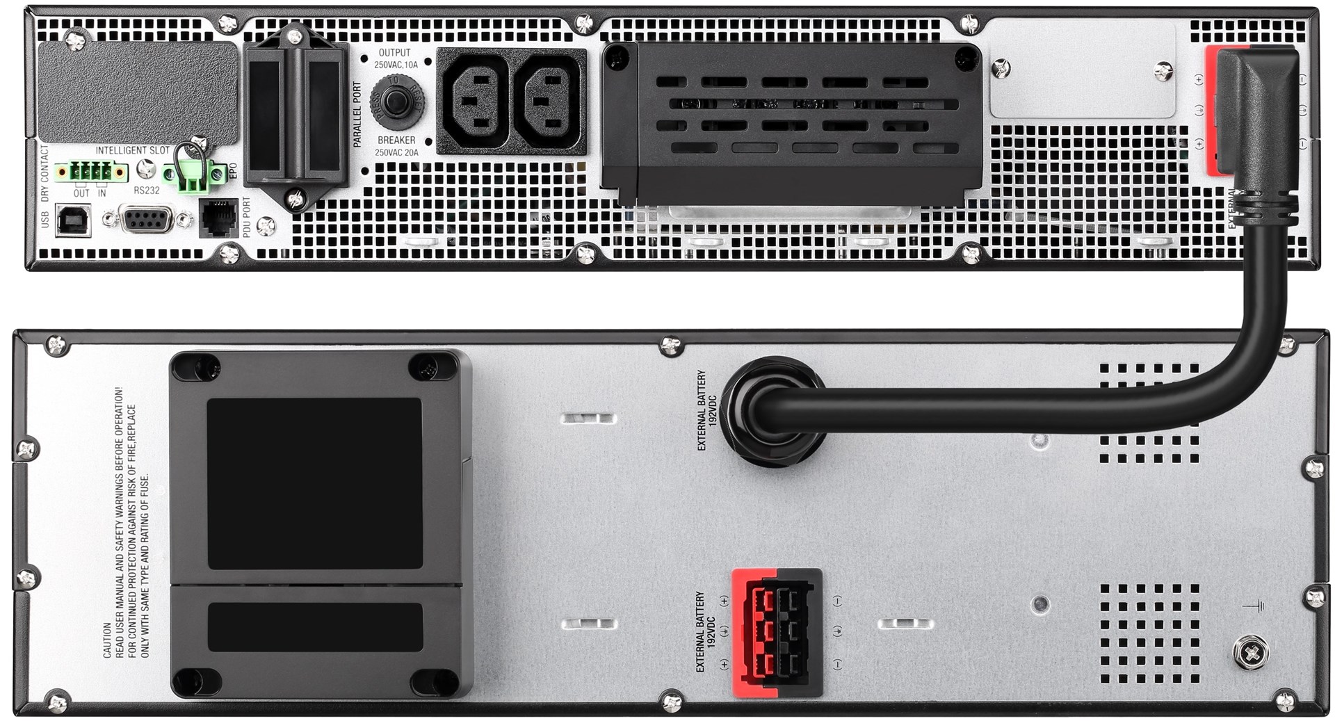 PowerWalker VFI 6000 RTG PF1 uninterruptible power supply (UPS) Double-conversion (Online) 6 kVA 6000 W 2 AC outlet(s) - Afbeelding 5