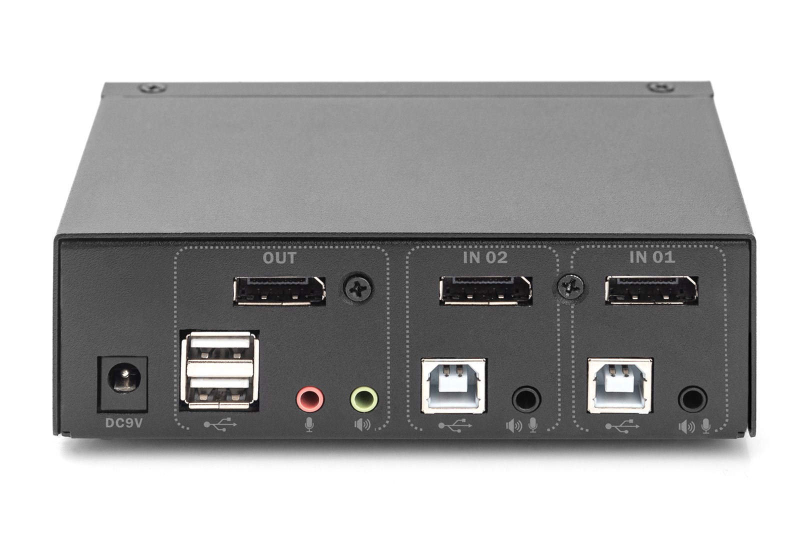 Digitus KVM Switch, 2x1 DP, DP Out,USB - Afbeelding 4