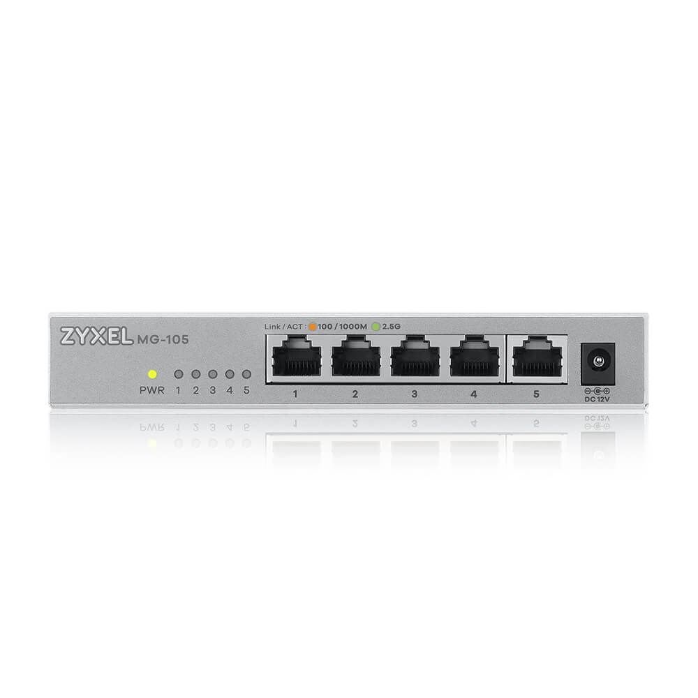 Zyxel XMG-105 Unmanaged 2.5G Ethernet (100/1000/2500) Grey - Afbeelding 7