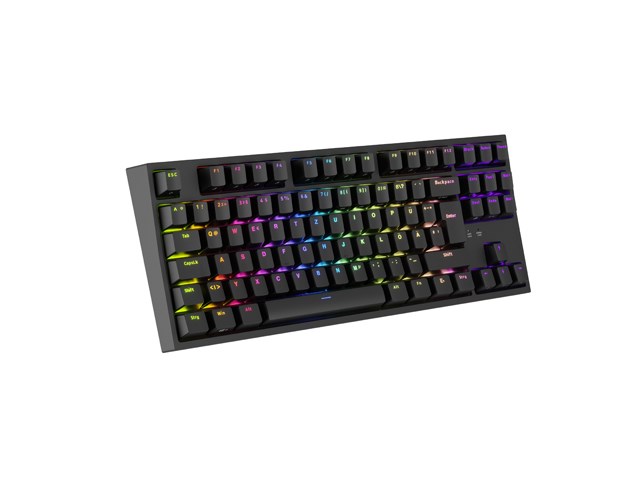 GENESIS Thor 404 TKL keyboard Gaming USB QWERTZ German Black - Afbeelding 12