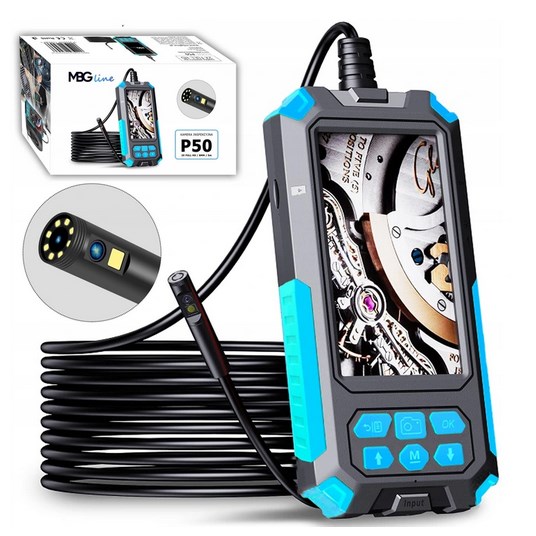 Inspection Camera MBG Line P50 Duo Endoscope 9 LED 2x Full HD 5m