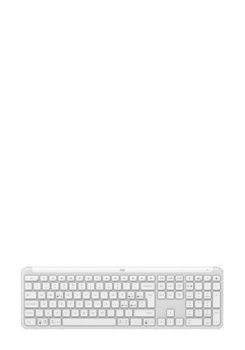 Logitech 920-012452 keyboard Office RF Wireless + Bluetooth QWERTZ German White - Afbeelding 2