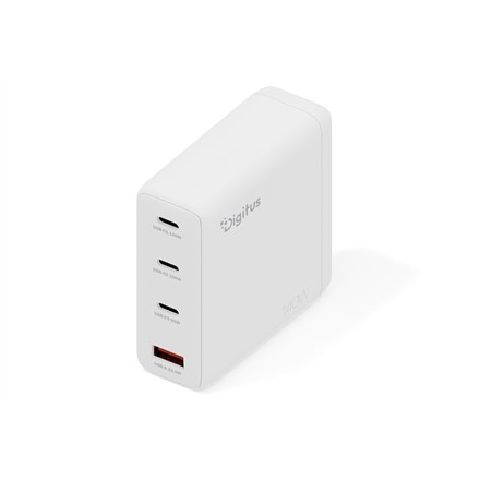 Digitus USB GaN Charger 140W, 3x USB-C, 1x USB-A - Afbeelding 2