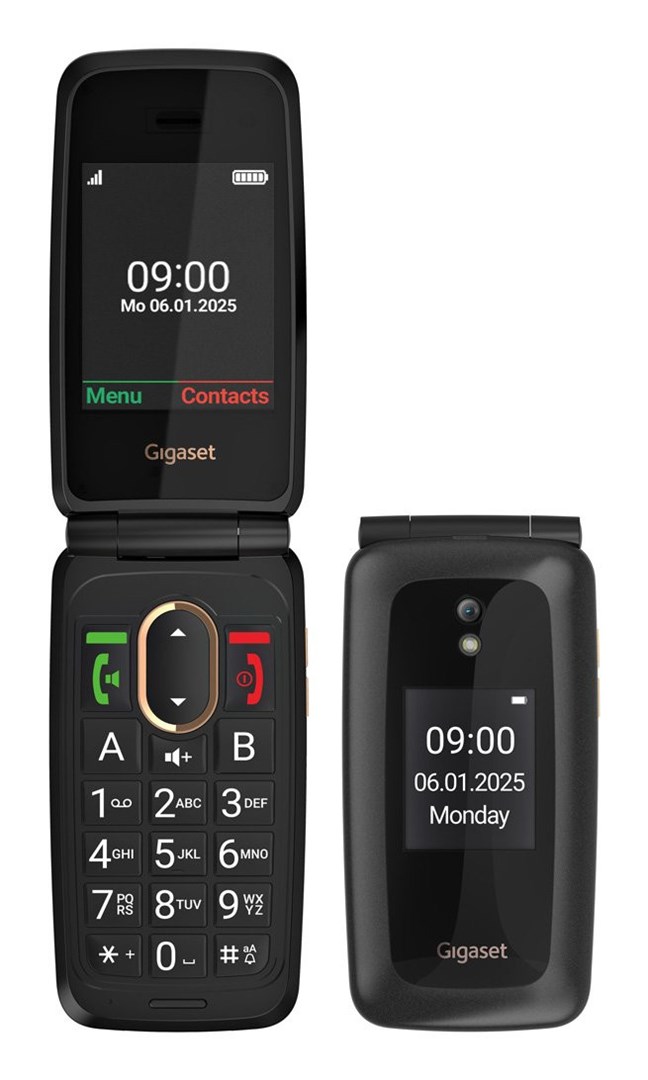 Gigaset GL795 7.11 cm (2.8") 142 g Black Senior phone - Afbeelding 2