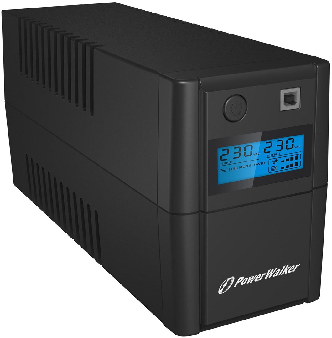 PowerWalker VI 850 SHL Schuko Line-Interactive 0.85 kVA 480 W 2 AC outlet(s) - Afbeelding 2