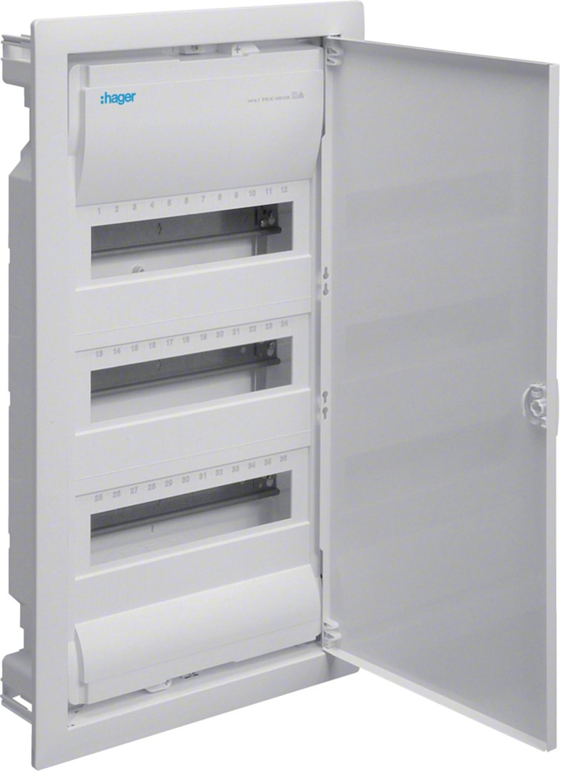 Flush-mounted distribution board 4R/48M cl. II, IP