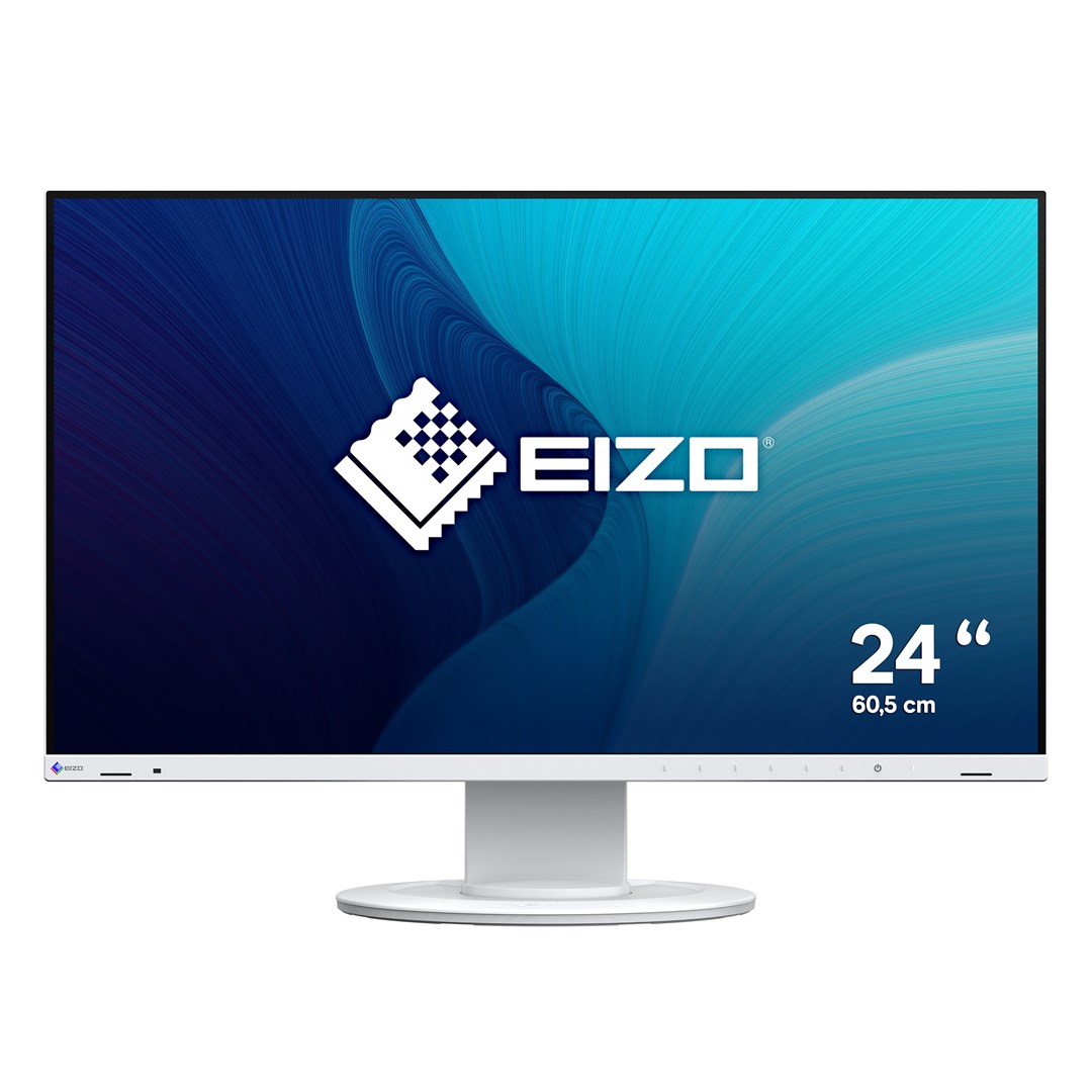 EIZO FlexScan EV2400R-WT computer monitor 60.5 cm (23.8") 1920 x 1080 pixels Full HD LCD White - Afbeelding 2