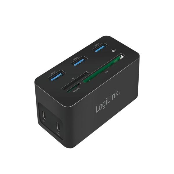 LogiLink UA0370 laptop dock/port replicator Wired USB 3.2 Gen 1 (3.1 Gen 1) Type-C Black - Afbeelding 12